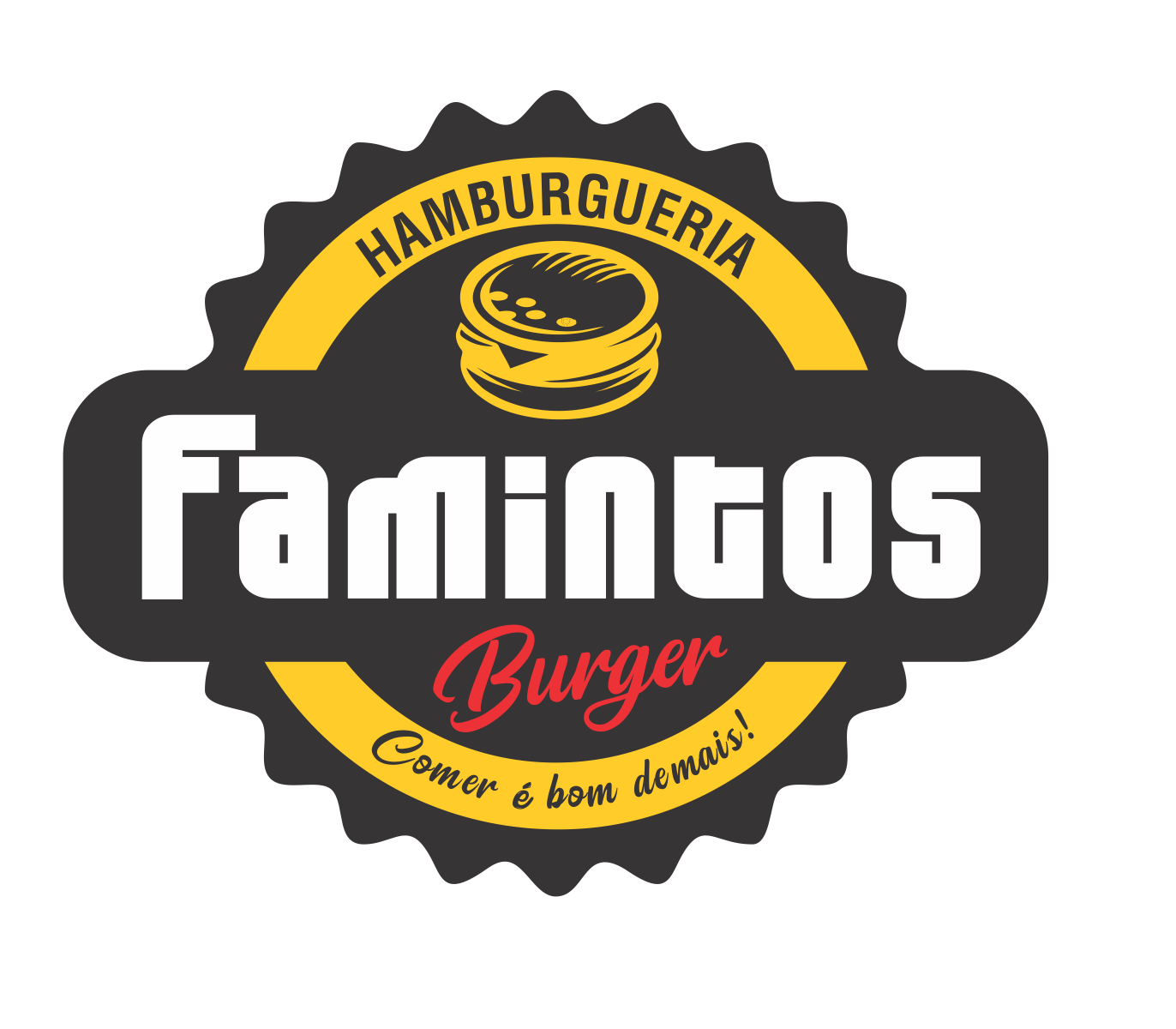 Logo do delivery online Famintos Burger