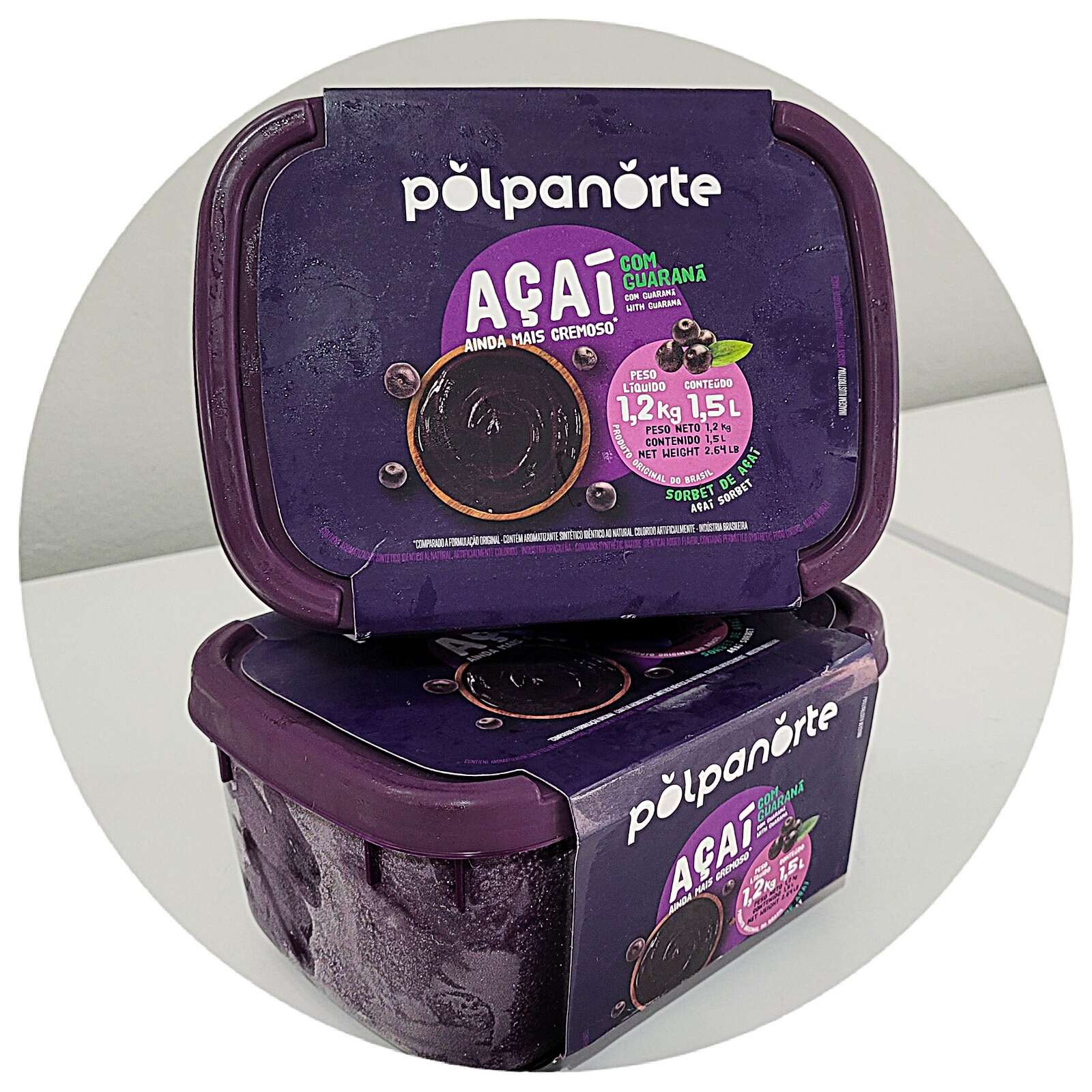 Sorbet Original Split Açaí Pote 1,5l