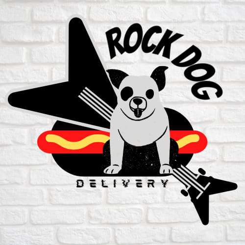 Logo do delivery online Rock Dog